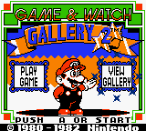 Game and Watch Gallery 2, capture d'écran